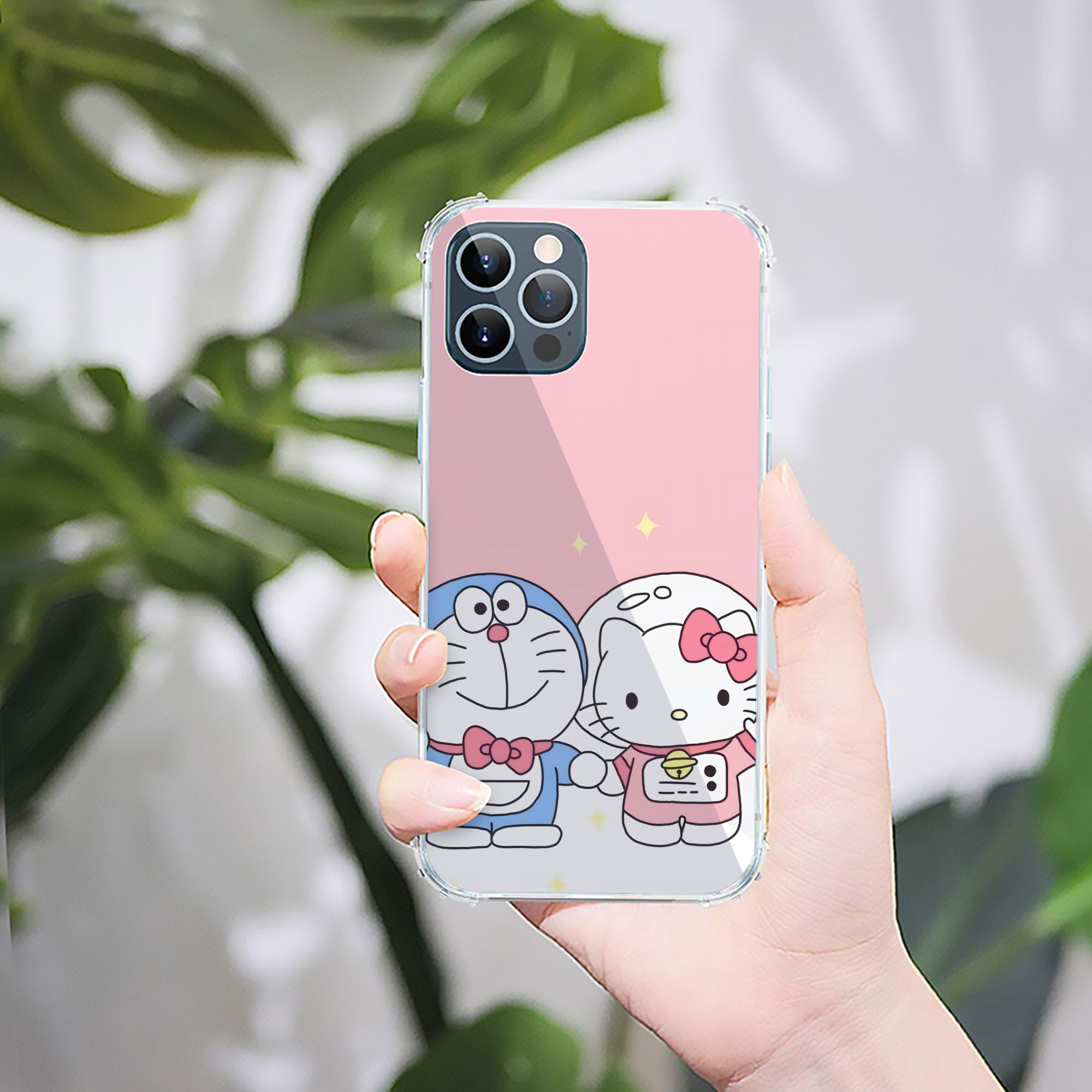 （画像用） ドラえもん Doraemon 【iPhone 12シリーズ対応】透明スマホケース（クリアソフトケース）